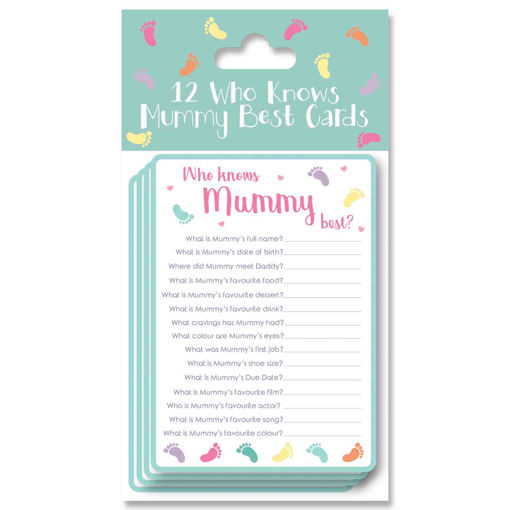 Picture of WHO KNOWS MUM BEST CARDS - 12 PACK